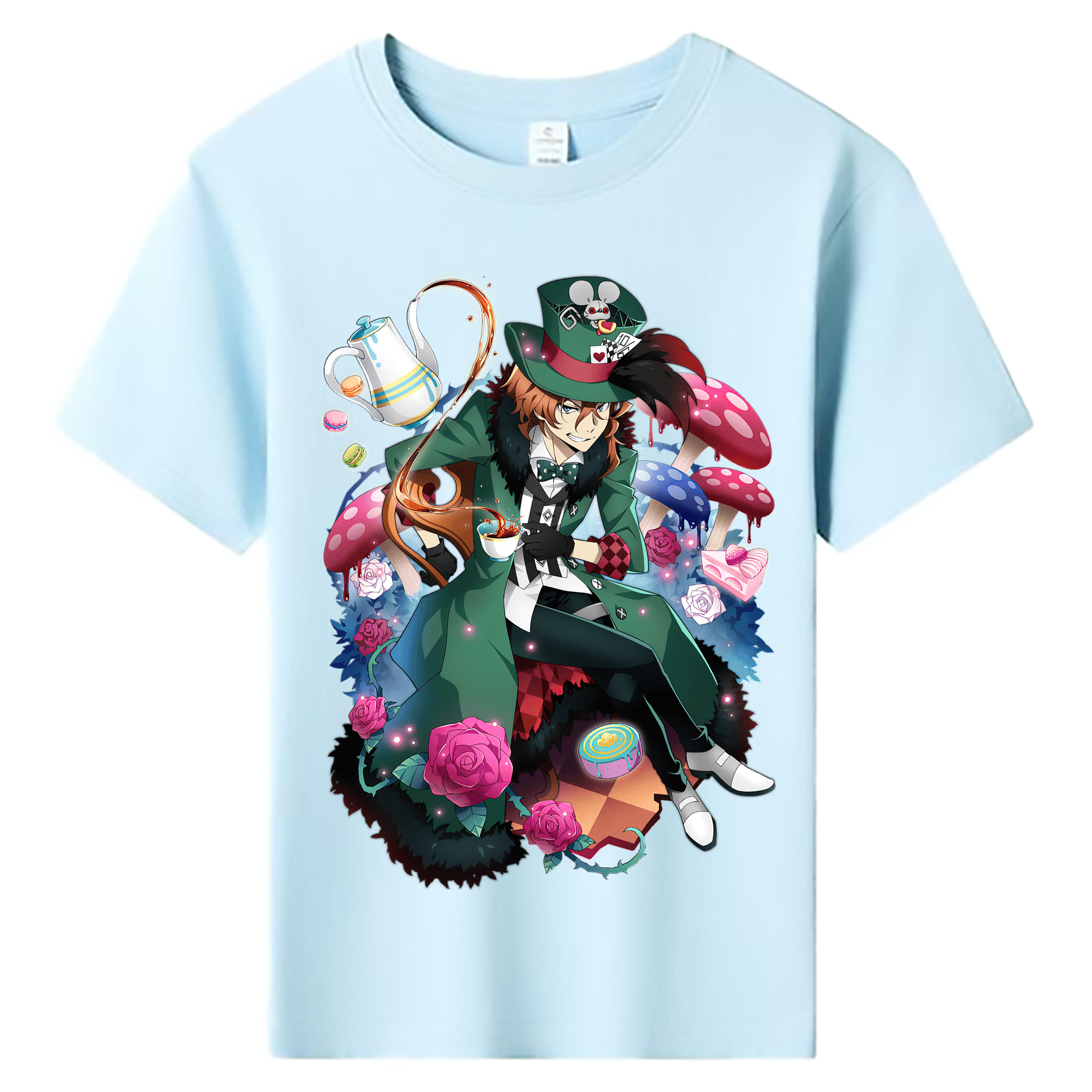 （画像用） 文豪ストレイドッグス Bungo Stray Dogs 綿100％キッズTシャツ（フロントプリント）